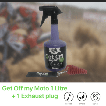 Get Off My Moto 1L + Exhaust Plug combo