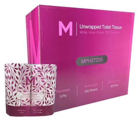 unwrapped 2ply toilet tissue #2